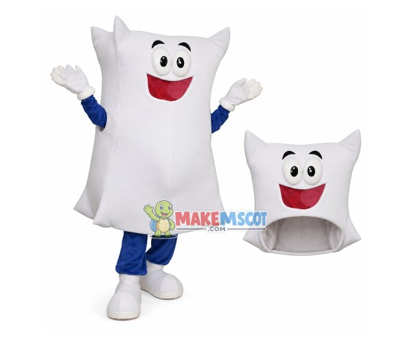 Plump Soft Sleeping Pillow Cartoon Mascot Costume Plump Soft Sleeping Pillow Cartoon Mascot Costume