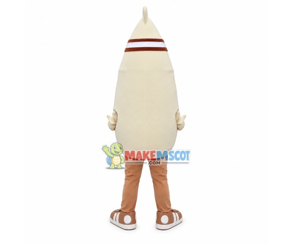 Thick Brown Eyebrow Pencil Mascot Costume Thick Brown Eyebrow Pencil Mascot Costume