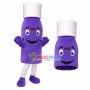 Purple Injection Plastic Bottle Mascot Costume