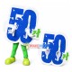 Capacity Sign for Circular Playground Mascot Costume Capacity Sign for Circular Playground Mascot Costume