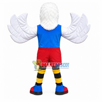 Skilled Power Engineer Eagle Mascot Costume Skilled Power Engineer Eagle Mascot Costume