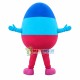Egg Shaped Doll of Shopping Gallery Mascot Costume Egg Shaped Doll of Shopping Gallery Mascot Costume