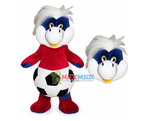 Funny Look The Dragon With Football Body Mascot Costume Funny Look The Dragon With Football Body Mascot Costume
