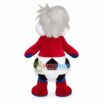 Funny Look The Dragon With Football Body Mascot Costume Funny Look The Dragon With Football Body Mascot Costume