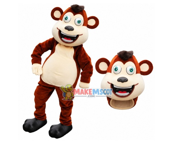 Flying High The Cheerful Monkey Mascot Costume Flying High The Cheerful Monkey Mascot Costume