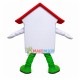 Real Estate White Arbitration House Mascot Costume