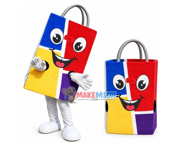 Shopping Bag of The Color Park Mascot Costume Shopping Bag of The Color Park Mascot Costume