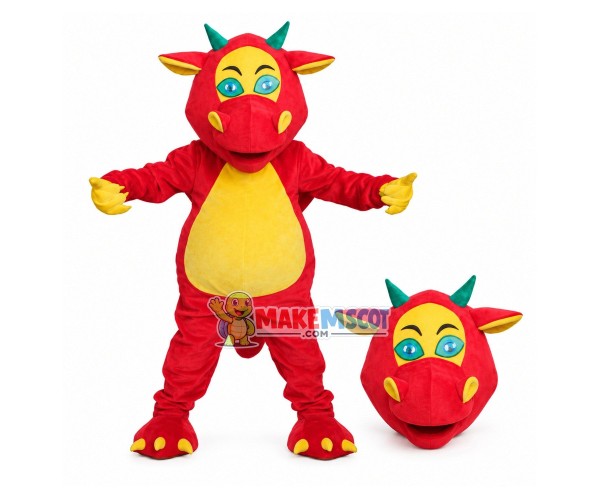 Football Club Member The Sports Dragon Mascot Costume Football Club Member The Sports Dragon Mascot Costume