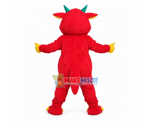 Football Club Member The Sports Dragon Mascot Costume