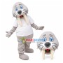 Mild Beige Walrus Adult Mascot Costume