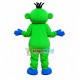 Green Big Nose Doll With Few Hairs Mascot Costume Green Big Nose Doll With Few Hairs Mascot Costume