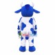 Cross-legged The Blue Calf Player Mascot Costume Cross-legged The Blue Calf Player Mascot Costume
