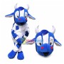 Cross-legged The Blue Calf Player Mascot Costume