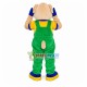 Distressed Dog In The Adjustable Overalls Mascot Costume Distressed Dog In The Adjustable Overalls Mascot Costume