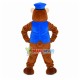 Brown Beaver of the Security Council Mascot Costume Brown Beaver of the Security Council Mascot Costume
