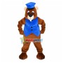 Brown Beaver of the Security Council Mascot Costume