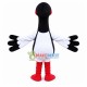 Flying Red-billed Crane Mascot Soft Costume