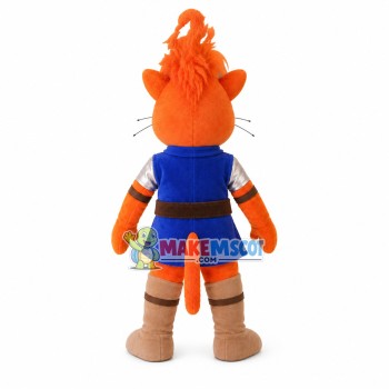 The Orange Tiger General Mascot Costume