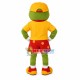 Green Doll With Student Hat Mascot Costume Green Doll With Student Hat Mascot Costume