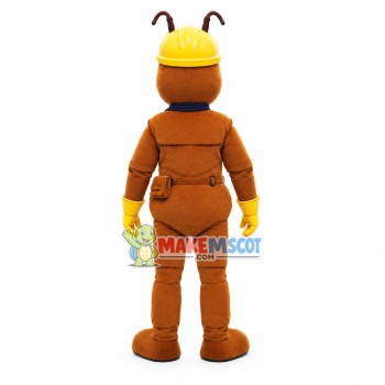 Repairman Ant Carrying Toolkit Mascot Costume Repairman Ant Carrying Toolkit Mascot Costume