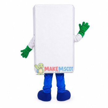 White Smart Drum Washing Machine Mascot Costume White Smart Drum Washing Machine Mascot Costume