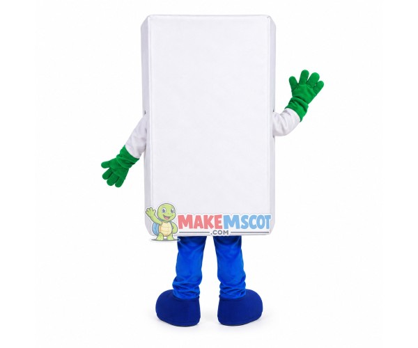 White Smart Drum Washing Machine Mascot Costume White Smart Drum Washing Machine Mascot Costume