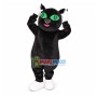 Upset Green-eyed Cat Mascot Costume