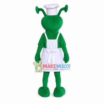 Green Ant Chef of Taste Station Mascot Costume Green Ant Chef of Taste Station Mascot Costume