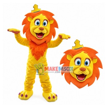 Cartoon Lion King Mascot Costume For Rave Party Cartoon Lion King Mascot Costume For Rave Party