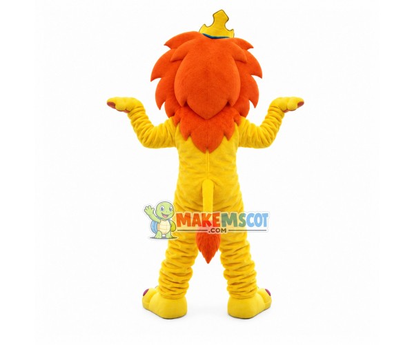 Cartoon Lion King Mascot Costume For Rave Party Cartoon Lion King Mascot Costume For Rave Party