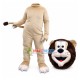Pulling Tail The Adult Beige Lion Mascot Costume Pulling Tail The Adult Beige Lion Mascot Costume