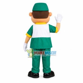 Meter Reader of Natural Gas Company Mascot Costume Meter Reader of Natural Gas Company Mascot Costume