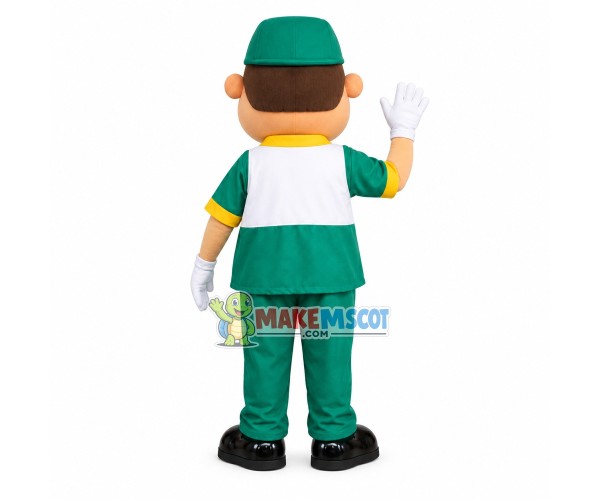 Meter Reader of Natural Gas Company Mascot Costume Meter Reader of Natural Gas Company Mascot Costume
