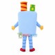 Heart Shaped Nose Square Doll Mascot Costume Heart Shaped Nose Square Doll Mascot Costume
