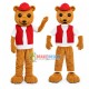 Convenience Store Clerk Bear Mascot Costume Convenience Store Clerk Bear Mascot Costume