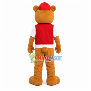 Convenience Store Clerk Bear Mascot Costume Convenience Store Clerk Bear Mascot Costume