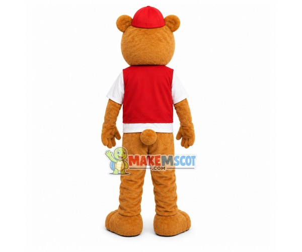 Convenience Store Clerk Bear Mascot Costume Convenience Store Clerk Bear Mascot Costume