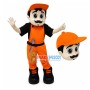 Bearded Repairman With Satisfied Service Mascot Costume