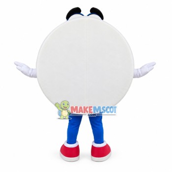 Funny White Round Toy Mascot Costume
