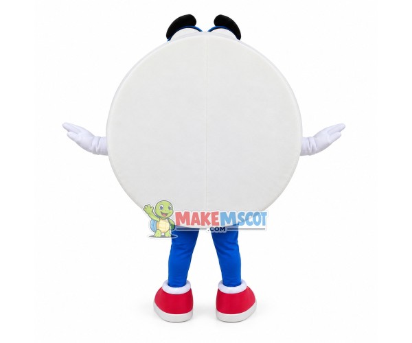 Funny White Round Toy Mascot Costume