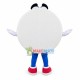 Funny White Round Toy Mascot Costume