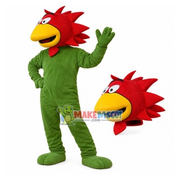 Football Player Doll With Chicken Head Mascot Costume
