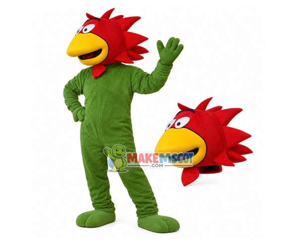 Football Player Doll With Chicken Head Mascot Costume Football Player Doll With Chicken Head Mascot Costume