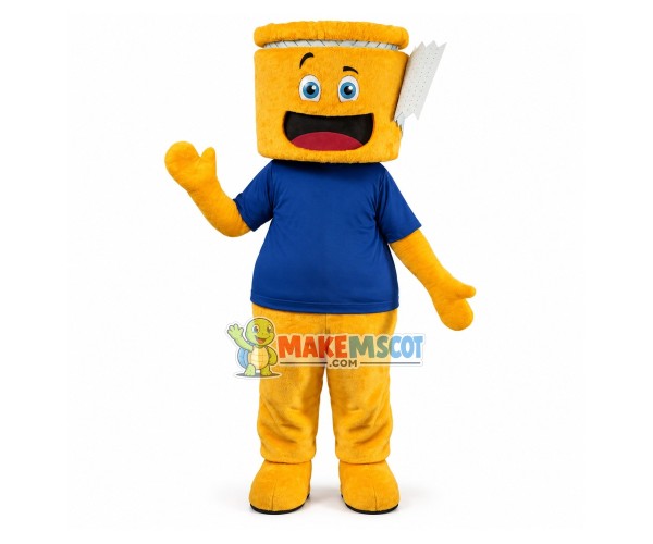 The Sealed Yellow Jar Doll Mascot Costume The Sealed Yellow Jar Doll Mascot Costume