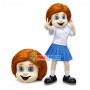Energetic The Short Hair Girl Mascot Costume