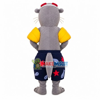 Training Sea Lion With Heavy Sandbags Mascot Costume