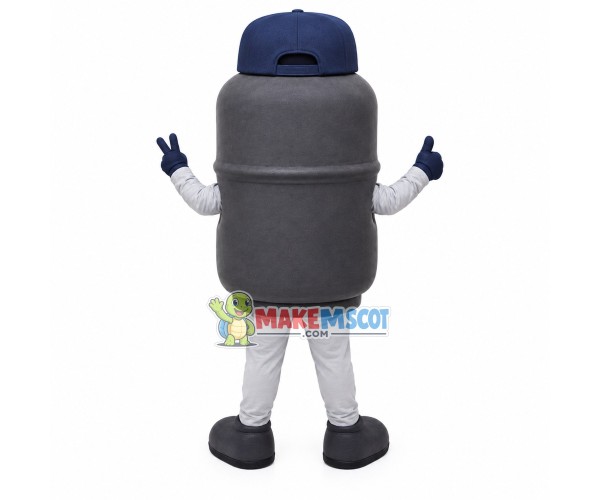 Natural Gas Storage Tank Cartoon Mascot Costume Natural Gas Storage Tank Cartoon Mascot Costume