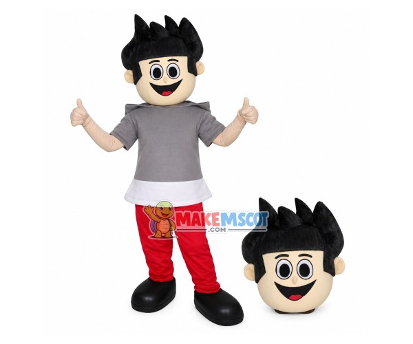 Uniformly Dressed Packing Staff Mascot Costume Uniformly Dressed Packing Staff Mascot Costume