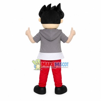 Uniformly Dressed Packing Staff Mascot Costume Uniformly Dressed Packing Staff Mascot Costume