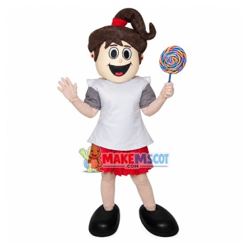Uniformly Dressed Packing Staff Mascot Costume Uniformly Dressed Packing Staff Mascot Costume